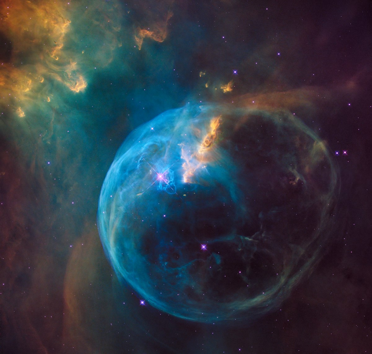 The spiral arms of a galaxy reveal mathematical order on a cosmic scale