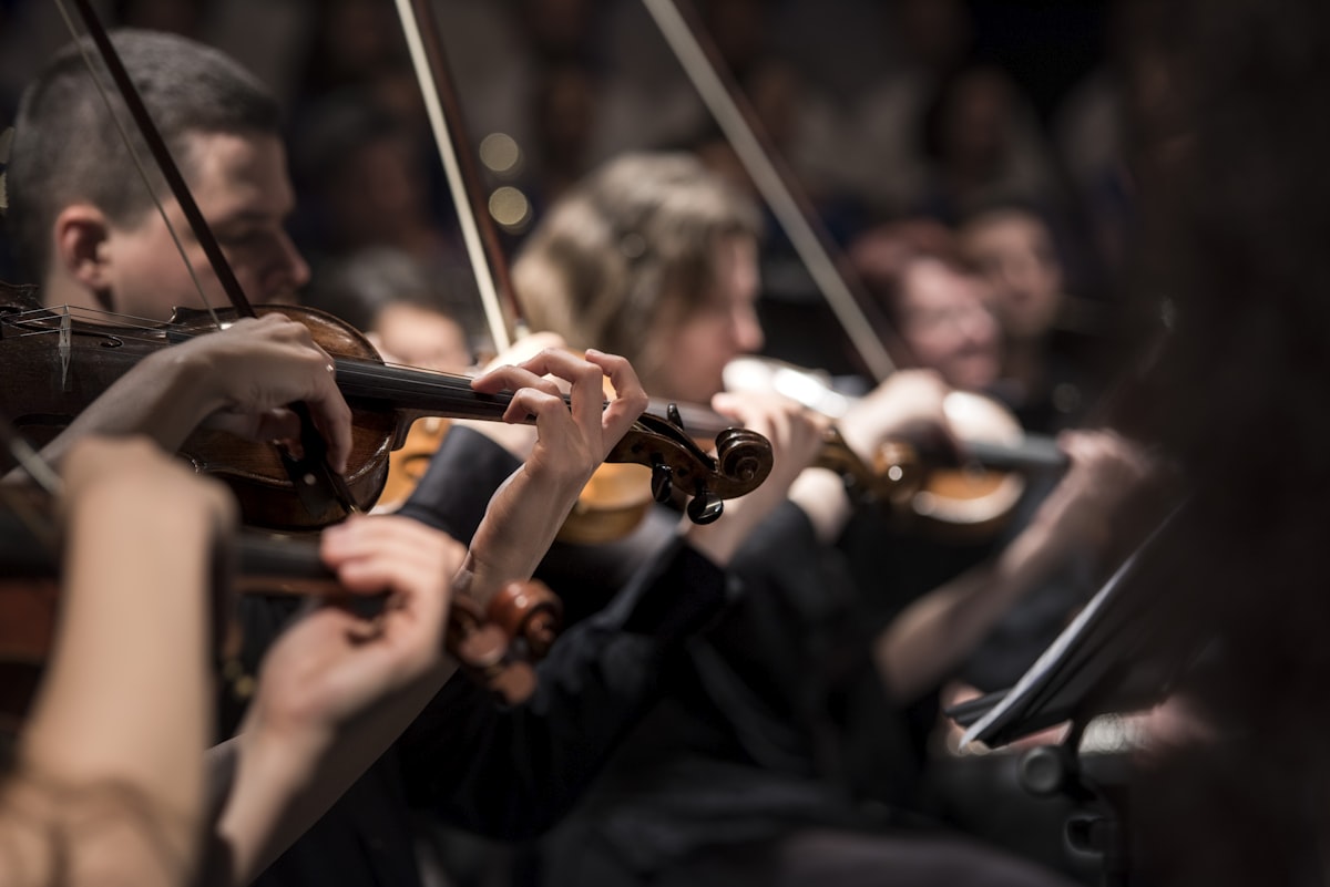 An orchestra brings many mathematical parts into a single harmony