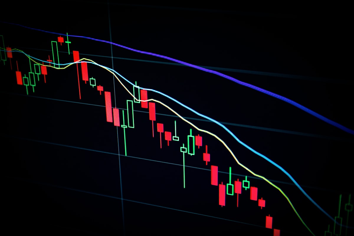 Financial charts and graphs encode data in visual form