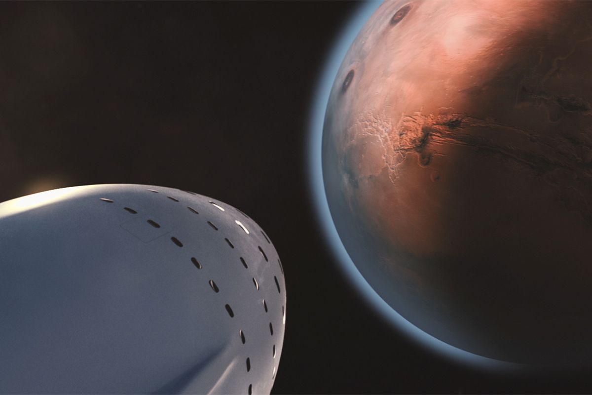 An astronaut in space depends on the mathematics of rocketry
